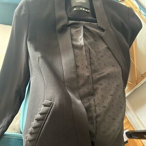 Scotch & Soda Black Jacket with Star Lining - Tuxedo Style